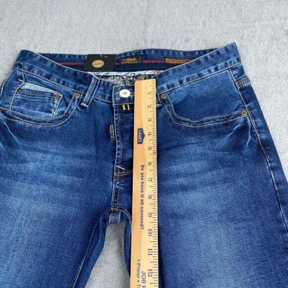 Jack & Jones Corp of Denmark Men's Size W32/L32 Blue Jeans New Mooty Original - Picture 3 of 16